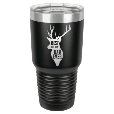 Best Buckin' Dad Ever 30oz Ringneck Tumbler